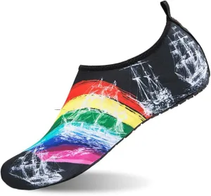 2025 New Water Shoes for Women Men Aqua Socks Swim Beach Barefoot Footwear,Lightweight Quick-Dry Yoga Exercise Shoes,Non-Slip Comfortable Trail Swim Footwear for Camping Swimming Travel