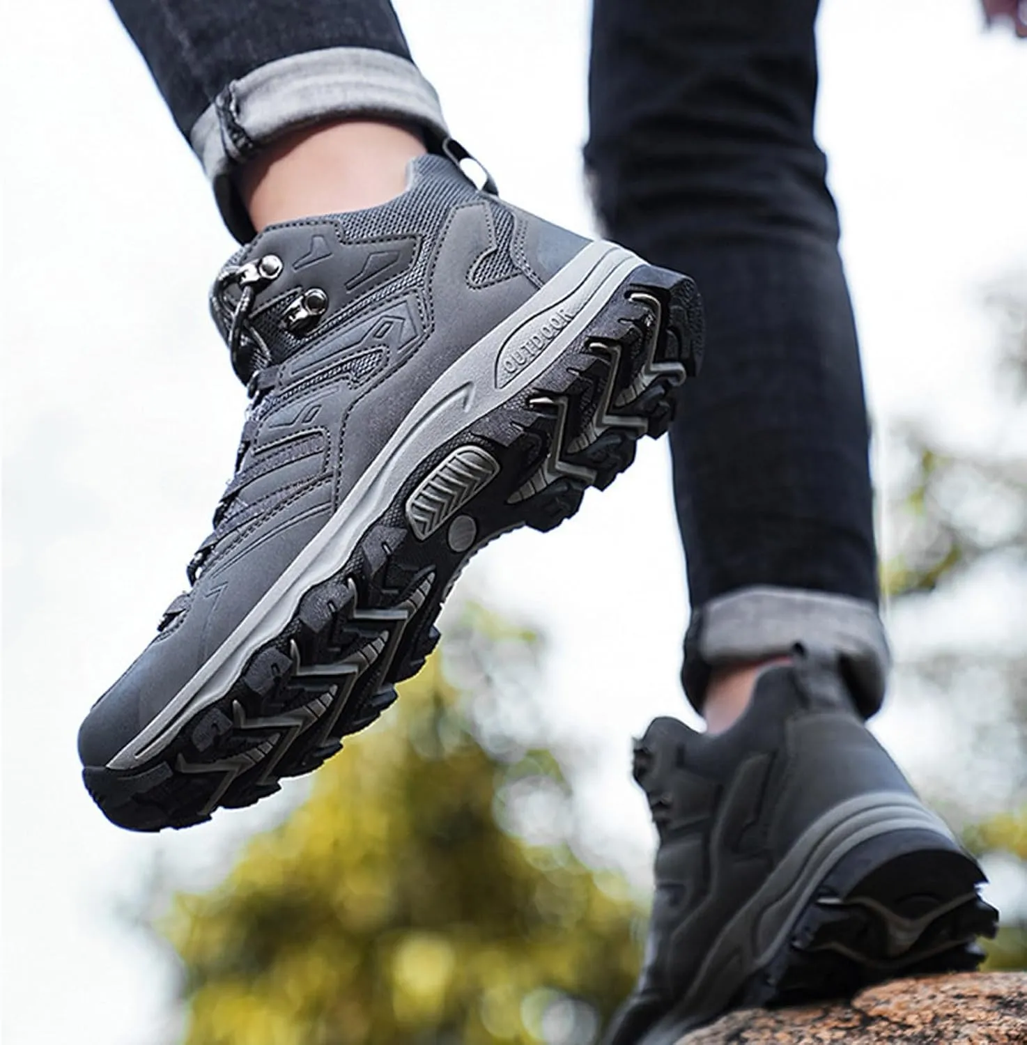 Arch Support Non Slip Minimalist Shoes for Men Breathable Elastic Fly Woven Mesh Sneaker Casual Stretch Sneaker