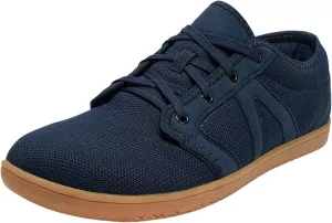 Arch Support Non Slip Minimalist Shoes for Men Breathable Elastic Fly Woven Mesh Sneaker Non Slip Walking Shoes