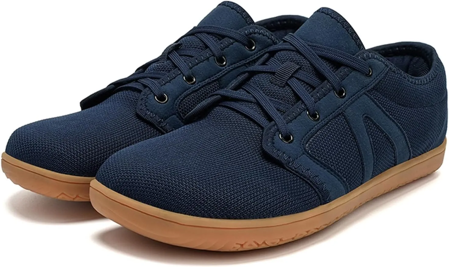Arch Support Non Slip Minimalist Shoes for Men Breathable Elastic Fly Woven Mesh Sneaker Non Slip Walking Shoes