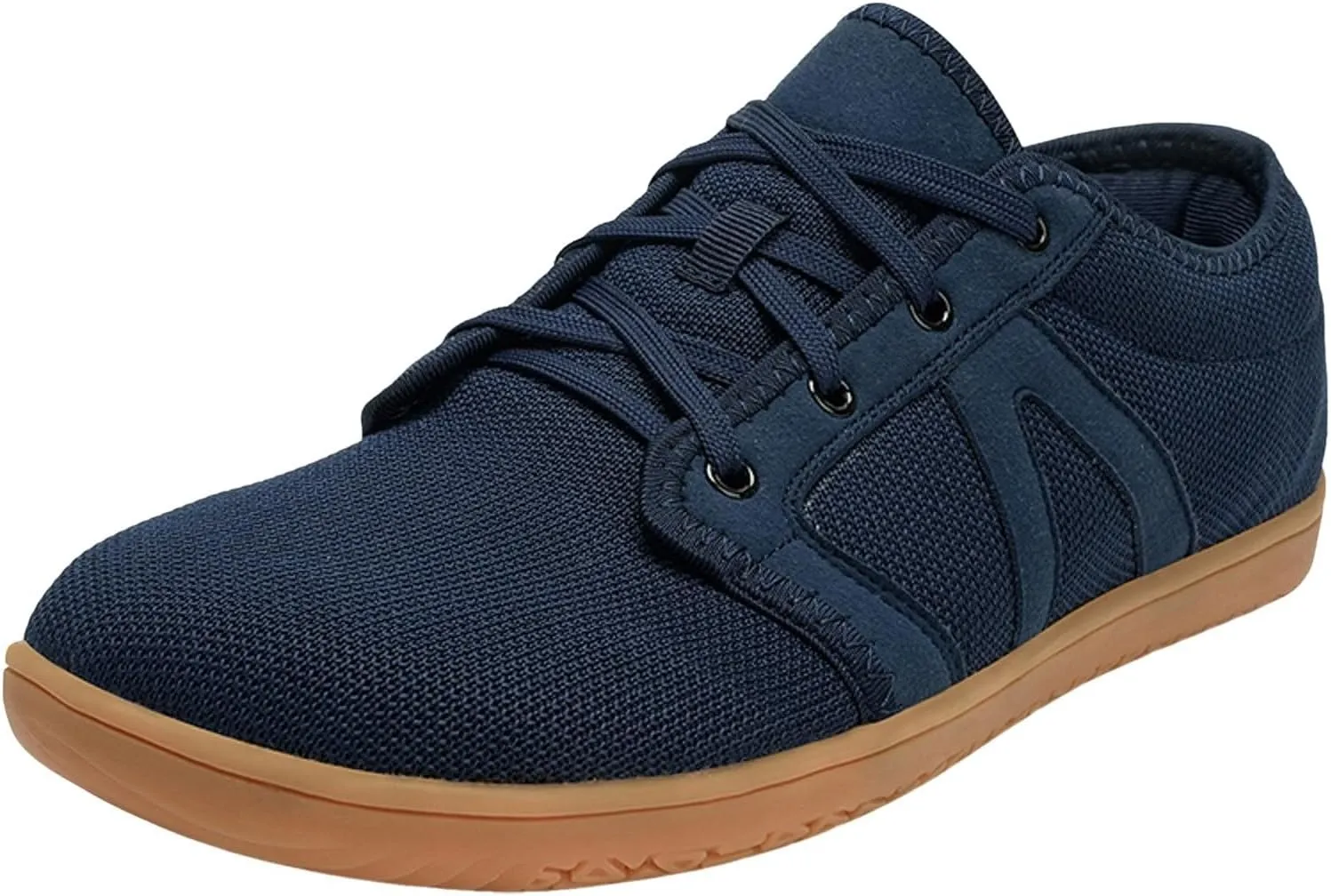 Arch Support Non Slip Minimalist Shoes for Men Breathable Elastic Fly Woven Mesh Sneaker Non Slip Walking Shoes