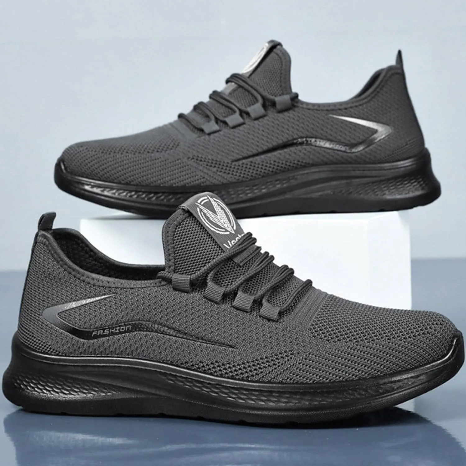 Arch Support Non Slip Minimalist Shoes for Men Breathable Mesh Fashion Sneaker Men's Arch Support Insole Shoes