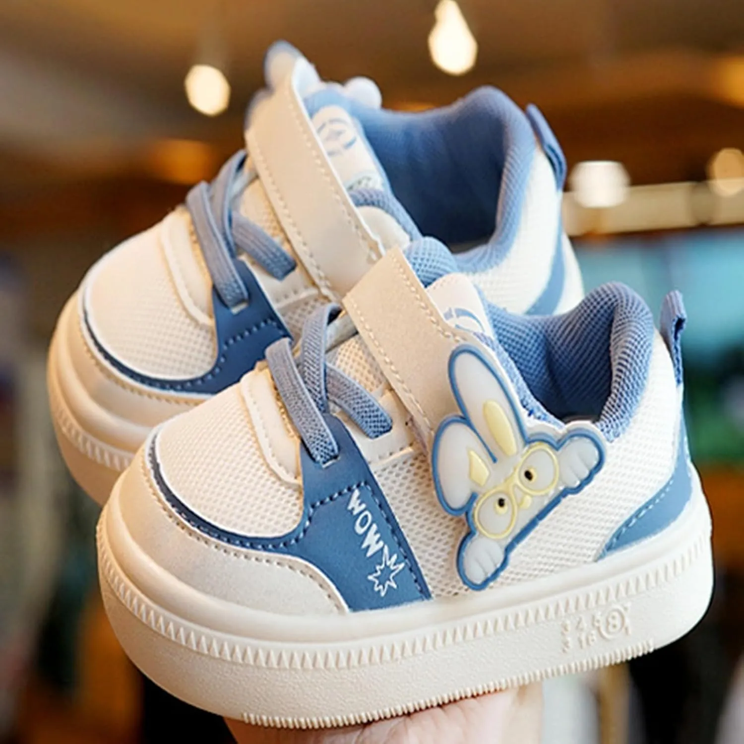 Baby Infant Breathable Mesh Sneakers Toddler First Walking Sport Shoes Boys Kids 𝗖artoon Open Toe Light Comfy Shoes