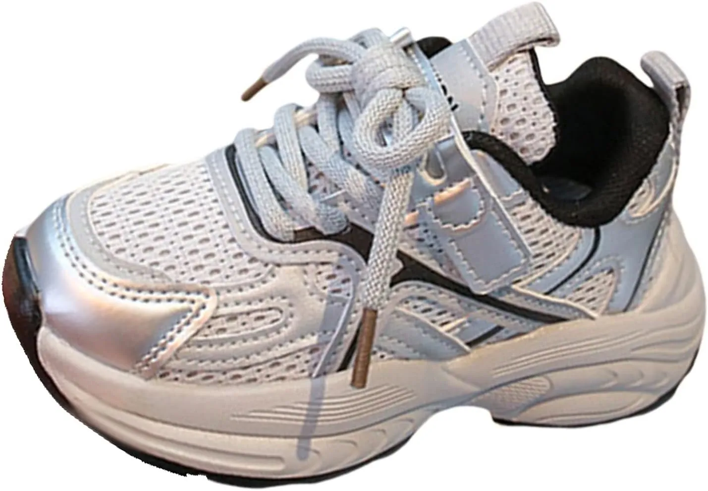 Boys Kids Mesh Lace-Up Sneakers Toddler Breathable Comfy Non Slip Sport Shoes Outdoor Running Casual Loafers Shoes