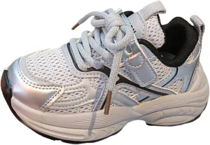 Boys Kids Mesh Lace-Up Sneakers Toddler Breathable Comfy Non Slip Sport Shoes Outdoor Running Casual Loafers Shoes