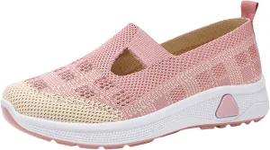 Canvas Shoes for Women Wide Width Slip On Walking Sneakers Low Top Sneakers Orthopedic Shoes for Women Comfort Wear Orthowear Shoe Pull On Comfortable Footwear All Day Wear Non Slip Nursing Shoe