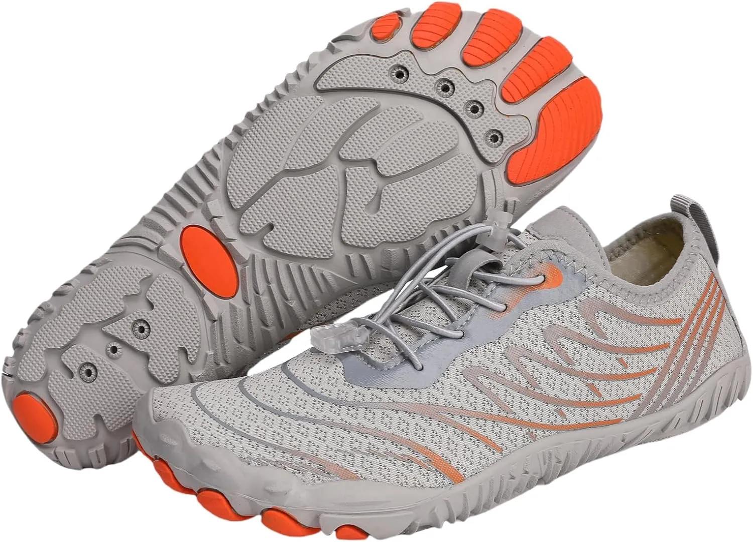 Casual Barefoot Shoes Women Quick Dry Beach Shoes for Walking, Running, Hiking, Yoga Exercise Grounded Footwear Wide Toe Box Low Top Sneakers Breathable Water Socks Lightweight Footwear Summer Shoe