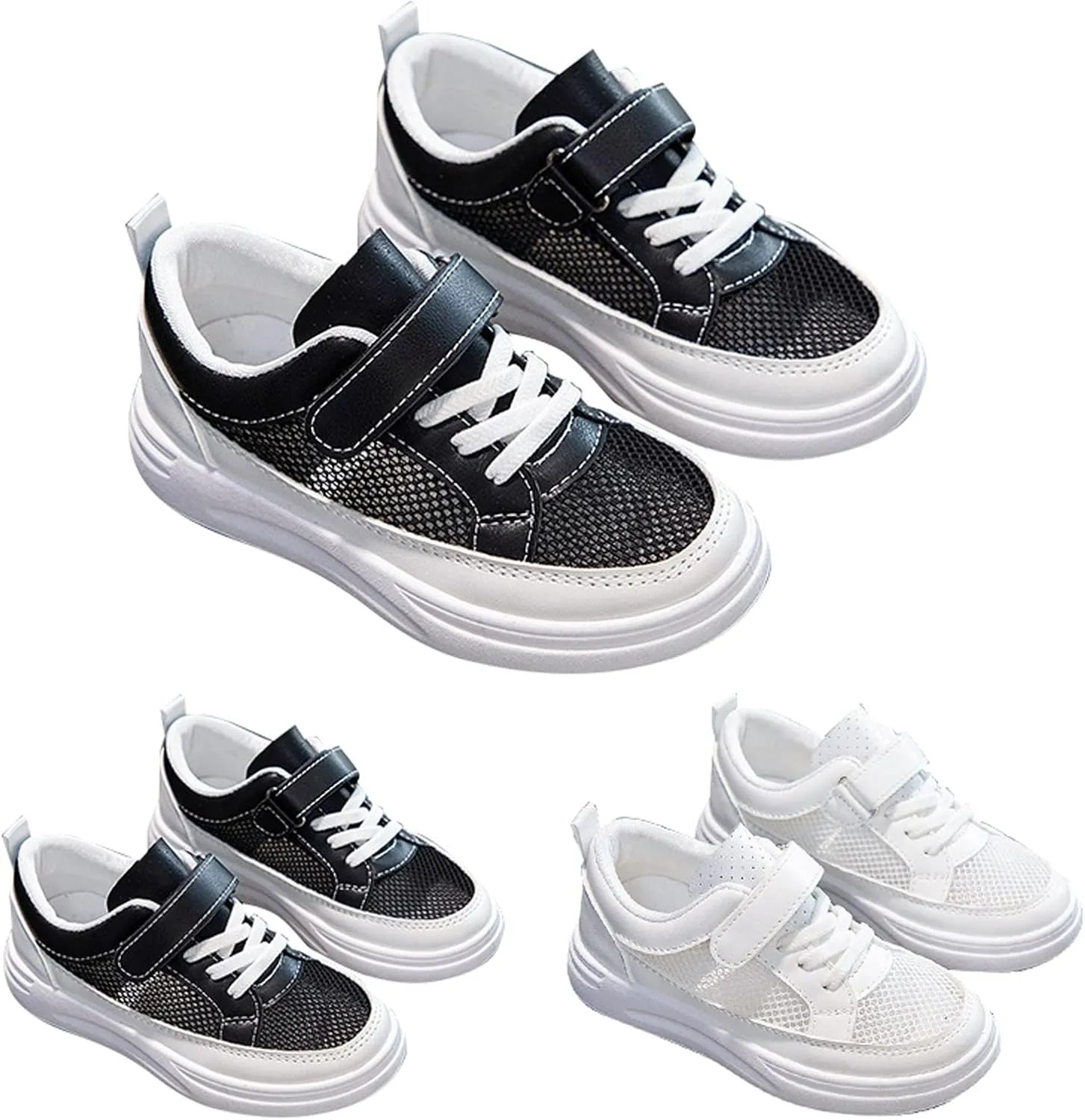 Childrens Flat Sport Shoes Boys Kids Open Toe Light Sneaker Outdoor Running Mesh Breathable Casual Shoes Non Slip Comfy