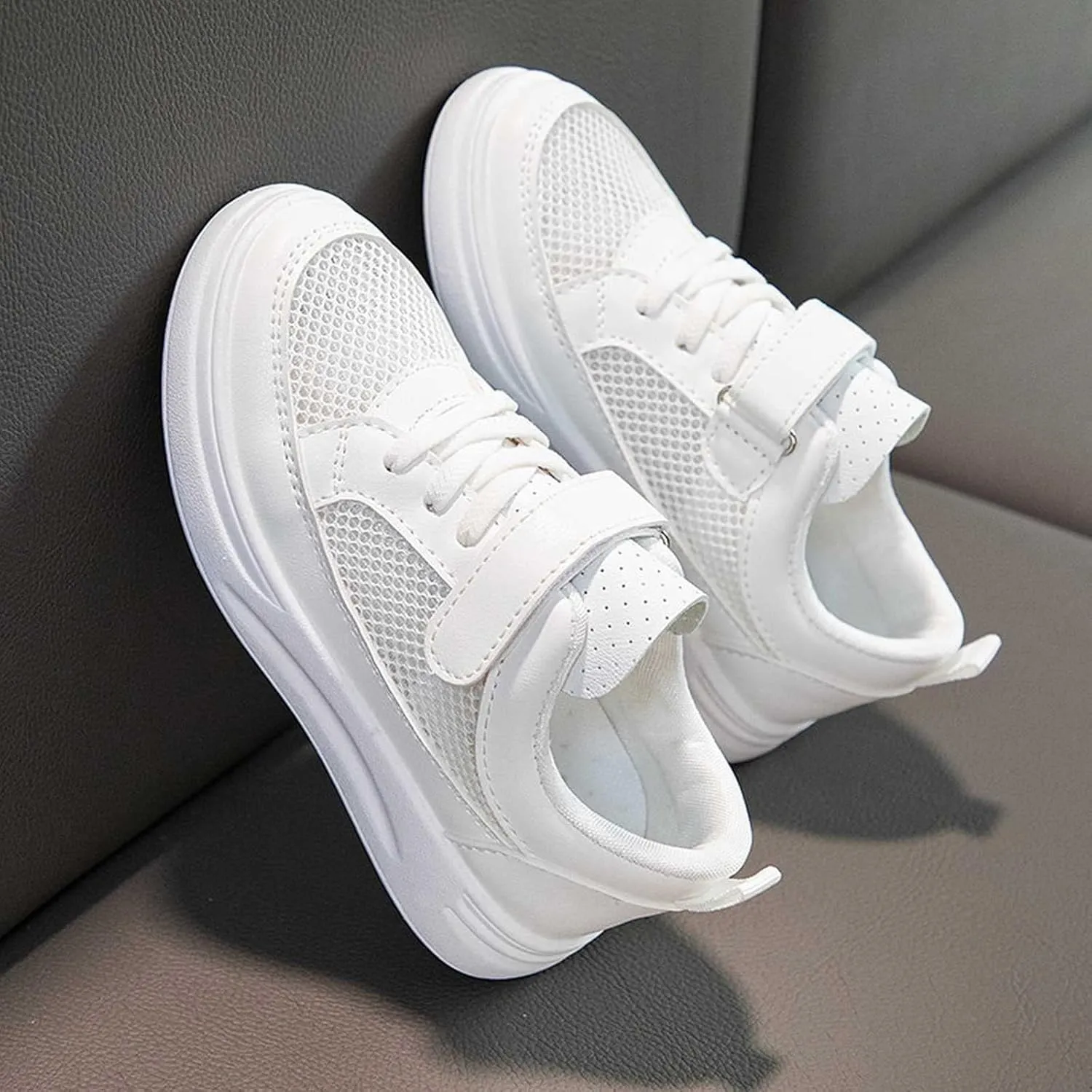 Childrens Flat Sport Shoes Boys Kids Open Toe Light Sneaker Outdoor Running Mesh Breathable Casual Shoes Non Slip Comfy