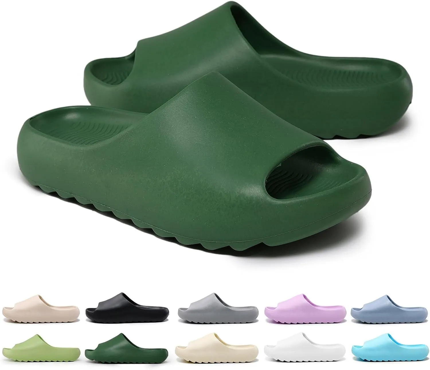 Cloud Slides for Kids,Boys Girls Shower Slippers Bathroom Pool Sandals,Toddler Home House Open Toe Comfy Thick Sole Slippers,Summer Non-Slip Beach Shoes