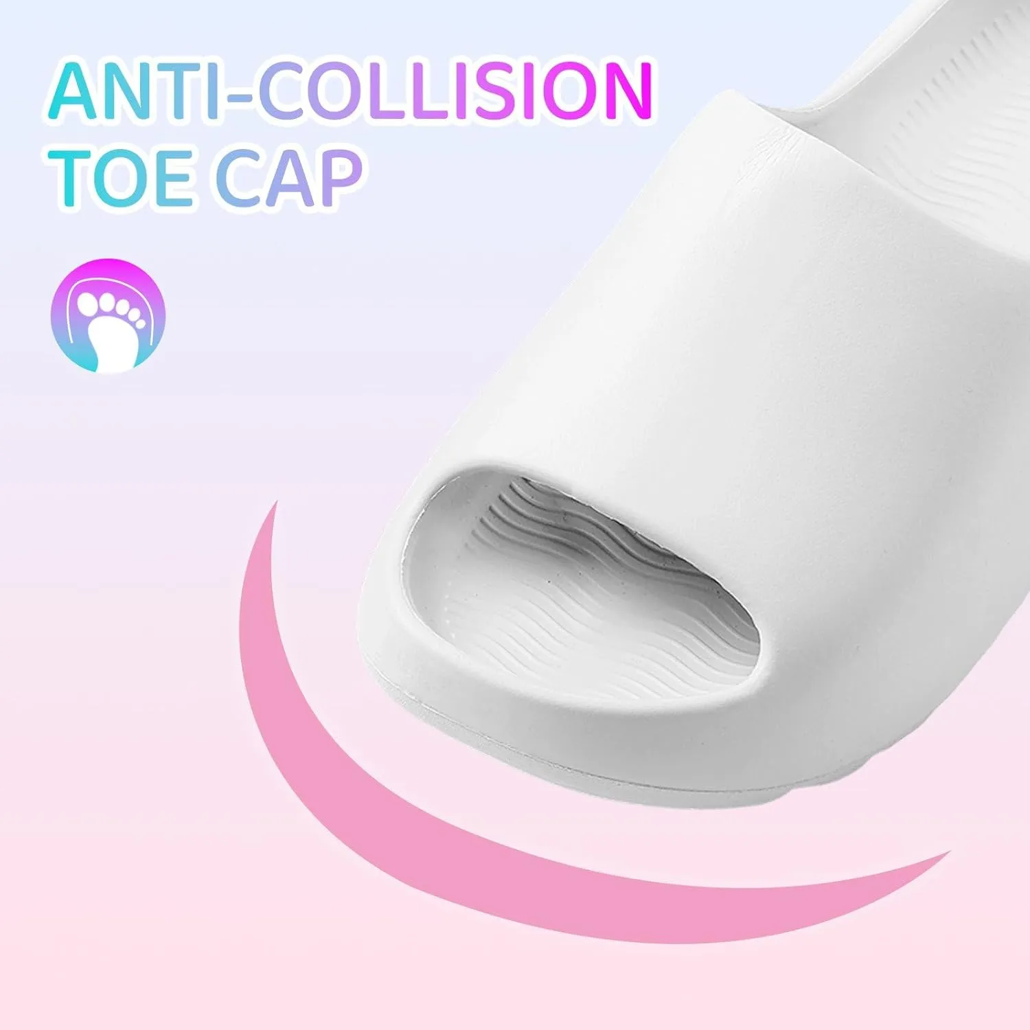 Cloud Slides for Kids,Boys Girls Shower Slippers Bathroom Pool Sandals,Toddler Home House Open Toe Comfy Thick Sole Slippers,Summer Non-Slip Beach Shoes