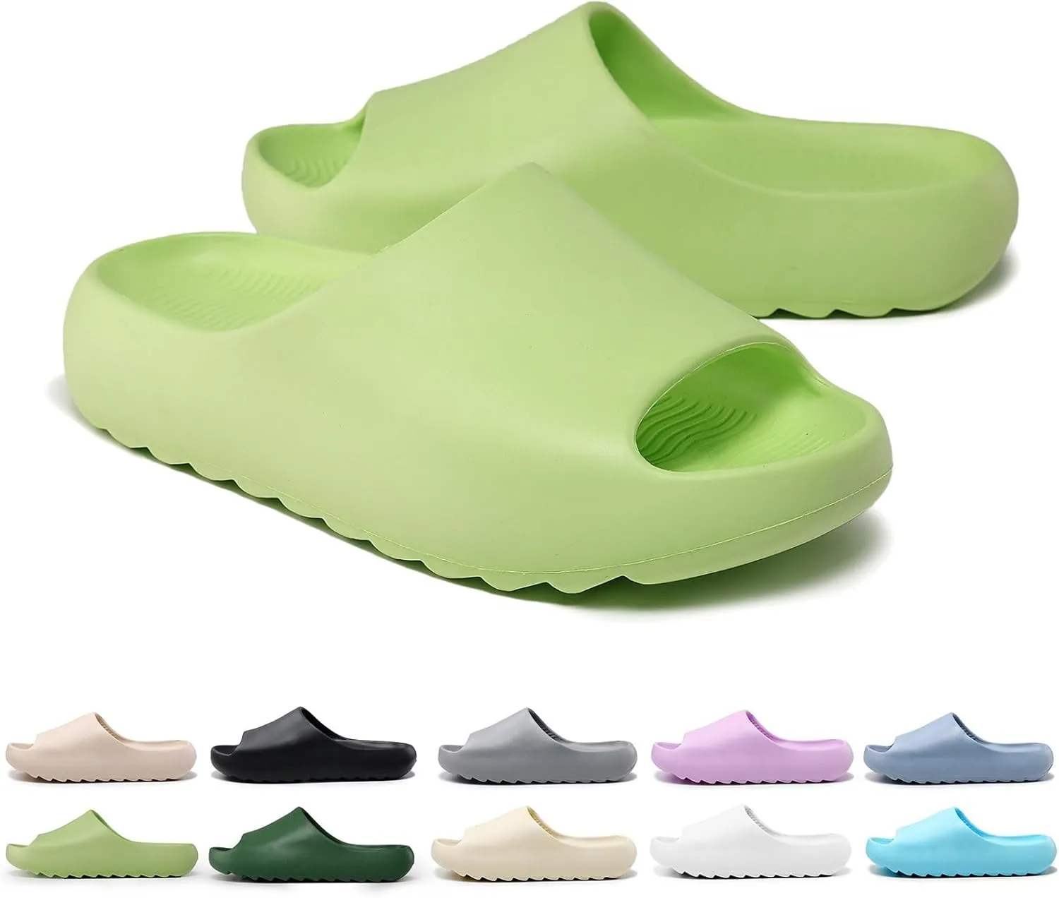 Cloud Slides for Kids,Boys Girls Shower Slippers Bathroom Pool Sandals,Toddler Home House Open Toe Comfy Thick Sole Slippers,Summer Non-Slip Beach Shoes