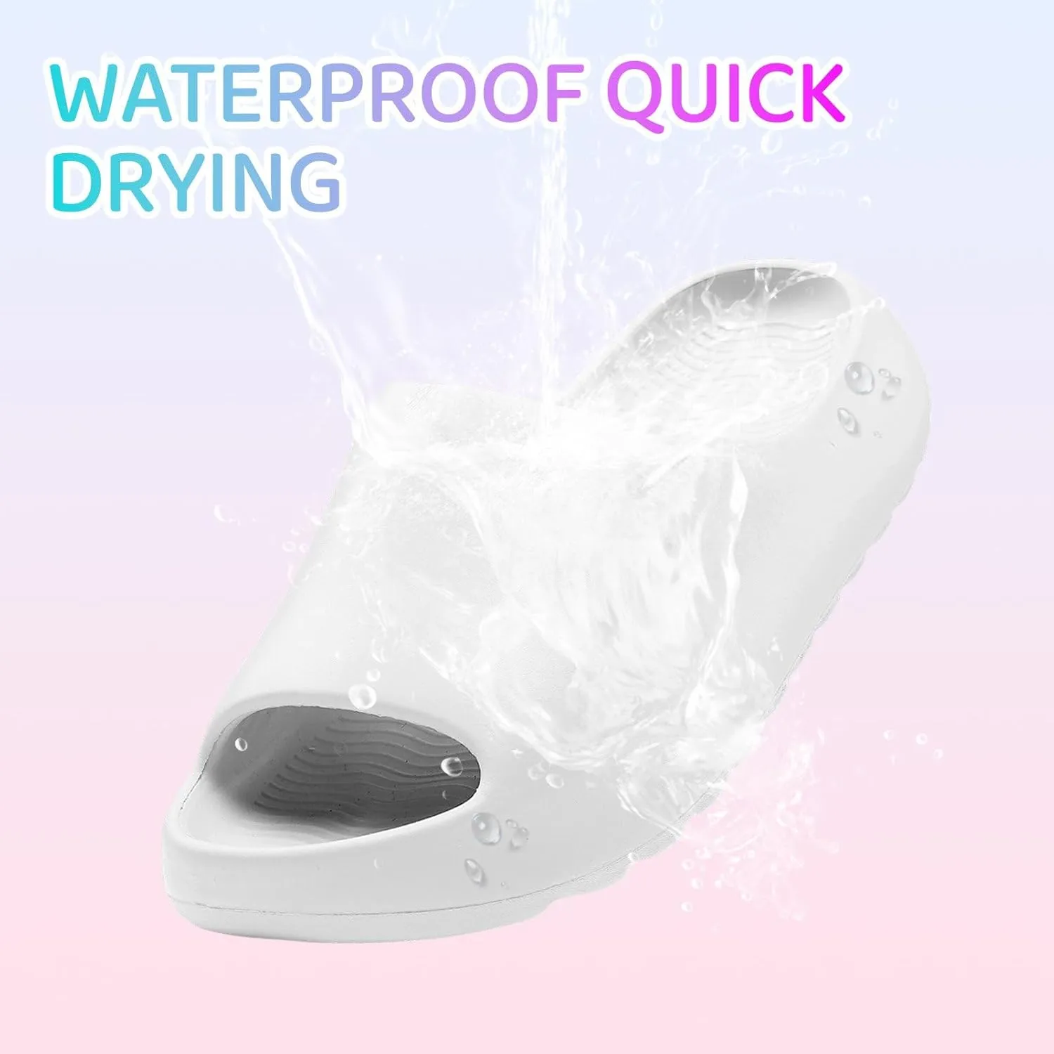 Cloud Slides for Kids,Boys Girls Shower Slippers Bathroom Pool Sandals,Toddler Home House Open Toe Comfy Thick Sole Slippers,Summer Non-Slip Beach Shoes