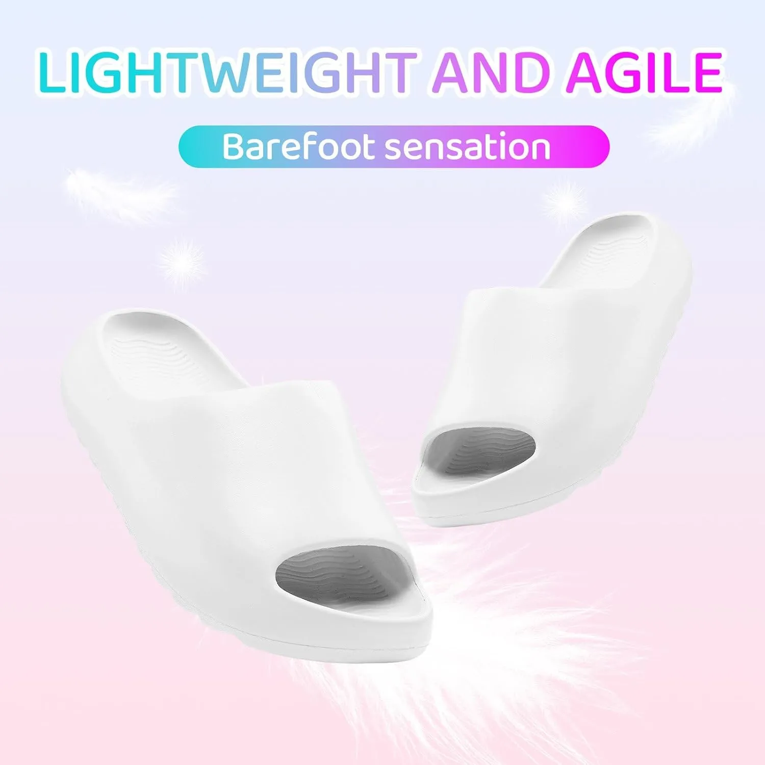 Cloud Slides for Kids,Boys Girls Shower Slippers Bathroom Pool Sandals,Toddler Home House Open Toe Comfy Thick Sole Slippers,Summer Non-Slip Beach Shoes