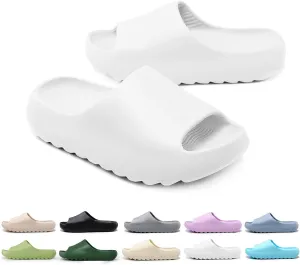 Cloud Slides for Kids,Boys Girls Shower Slippers Bathroom Pool Sandals,Toddler Home House Open Toe Comfy Thick Sole Slippers,Summer Non-Slip Beach Shoes