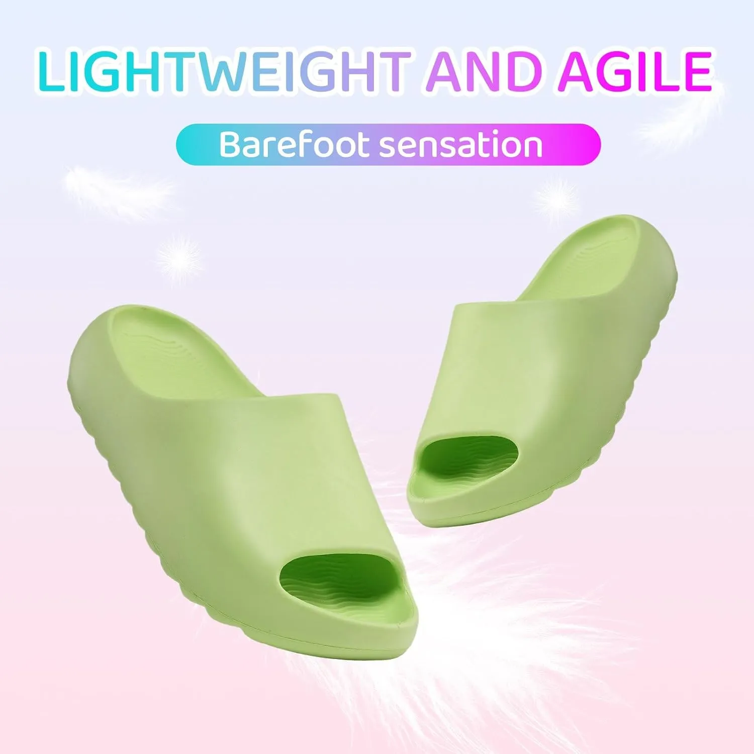 Cloud Slides for Kids,Boys Girls Shower Slippers Bathroom Pool Sandals,Toddler Home House Open Toe Comfy Thick Sole Slippers,Summer Non-Slip Beach Shoes