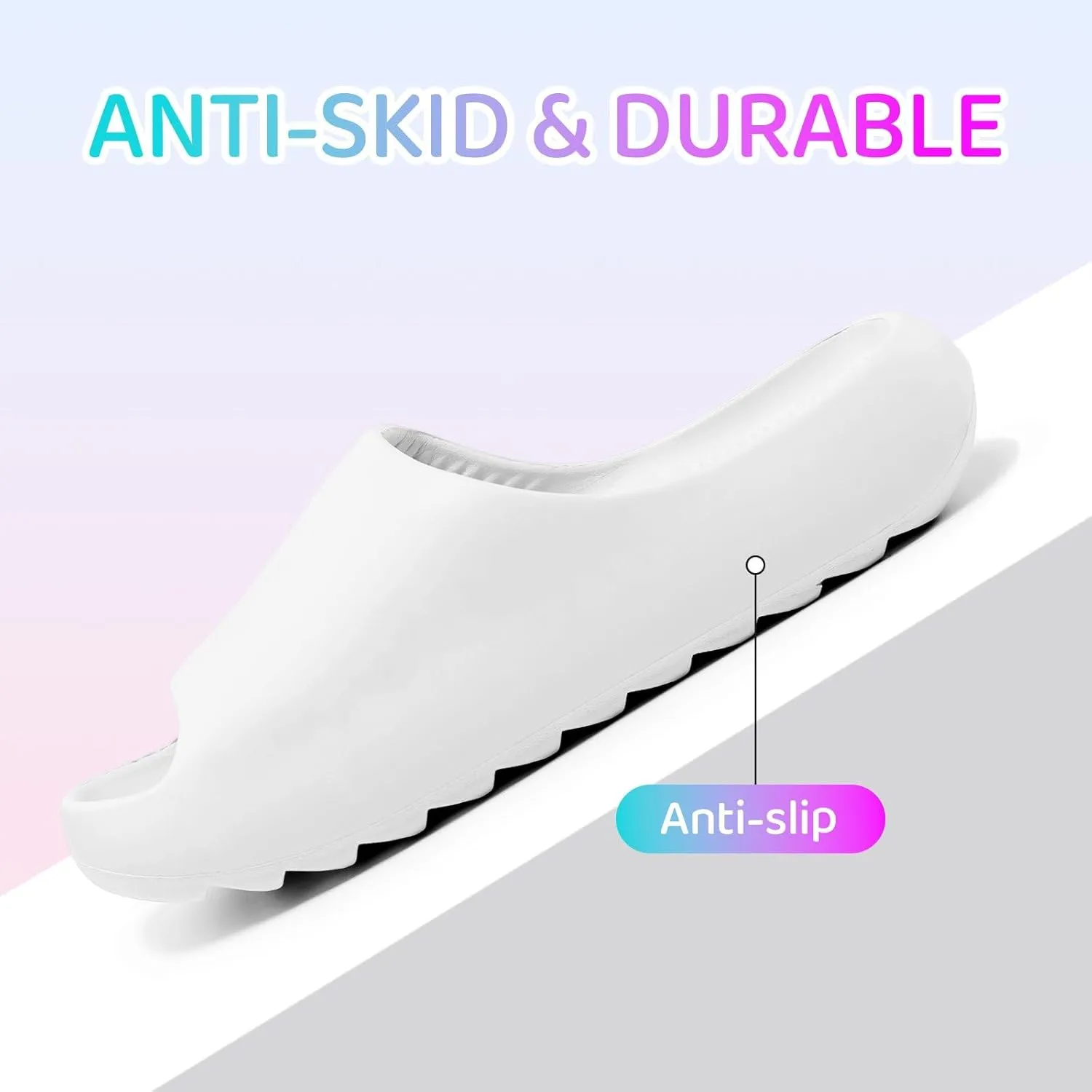 Cloud Slides for Kids,Boys Girls Shower Slippers Bathroom Pool Sandals,Toddler Home House Open Toe Comfy Thick Sole Slippers,Summer Non-Slip Beach Shoes