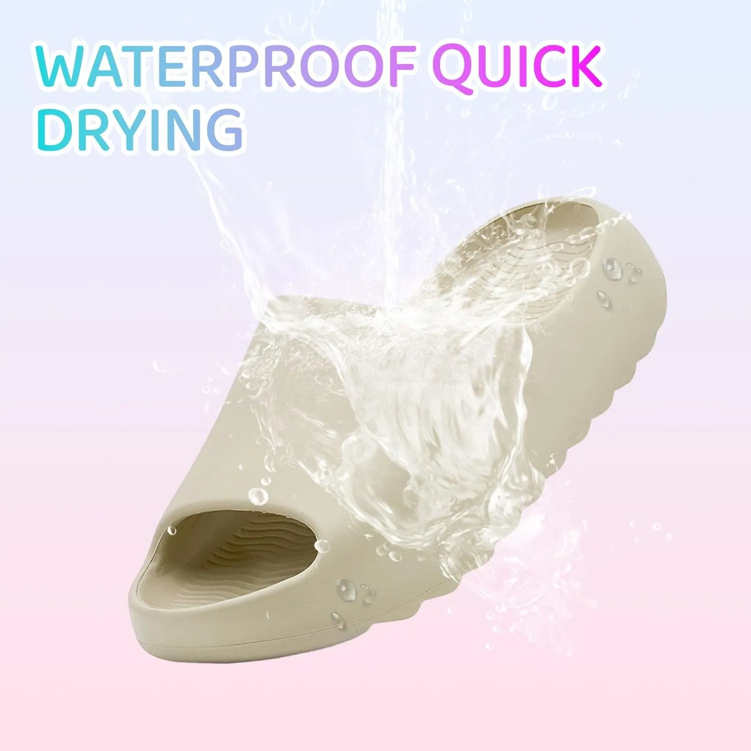 Cloud Slides for Kids,Boys Girls Shower Slippers Bathroom Pool Sandals,Toddler Home House Open Toe Comfy Thick Sole Slippers,Summer Non-Slip Beach Shoes