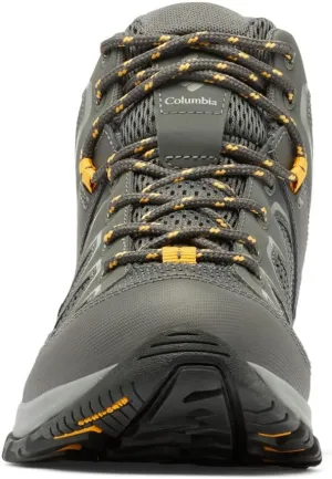Columbia Mens Granite Trail Mid Waterproof, Dark Grey/Raw Honey, 14 Wide