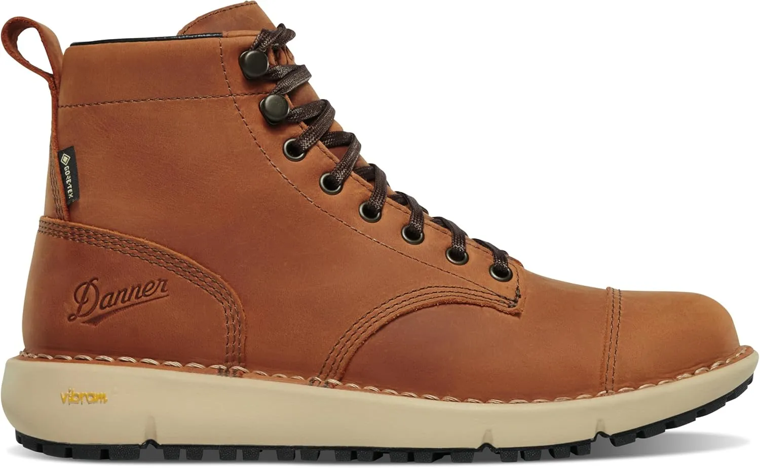 Danner Logger 917 6" Waterproof Hiking Boots for Men - Full-Grain Leather with Breathable Gore-Tex, Vibram SPE Midsole, and 917 Traction Outsole
