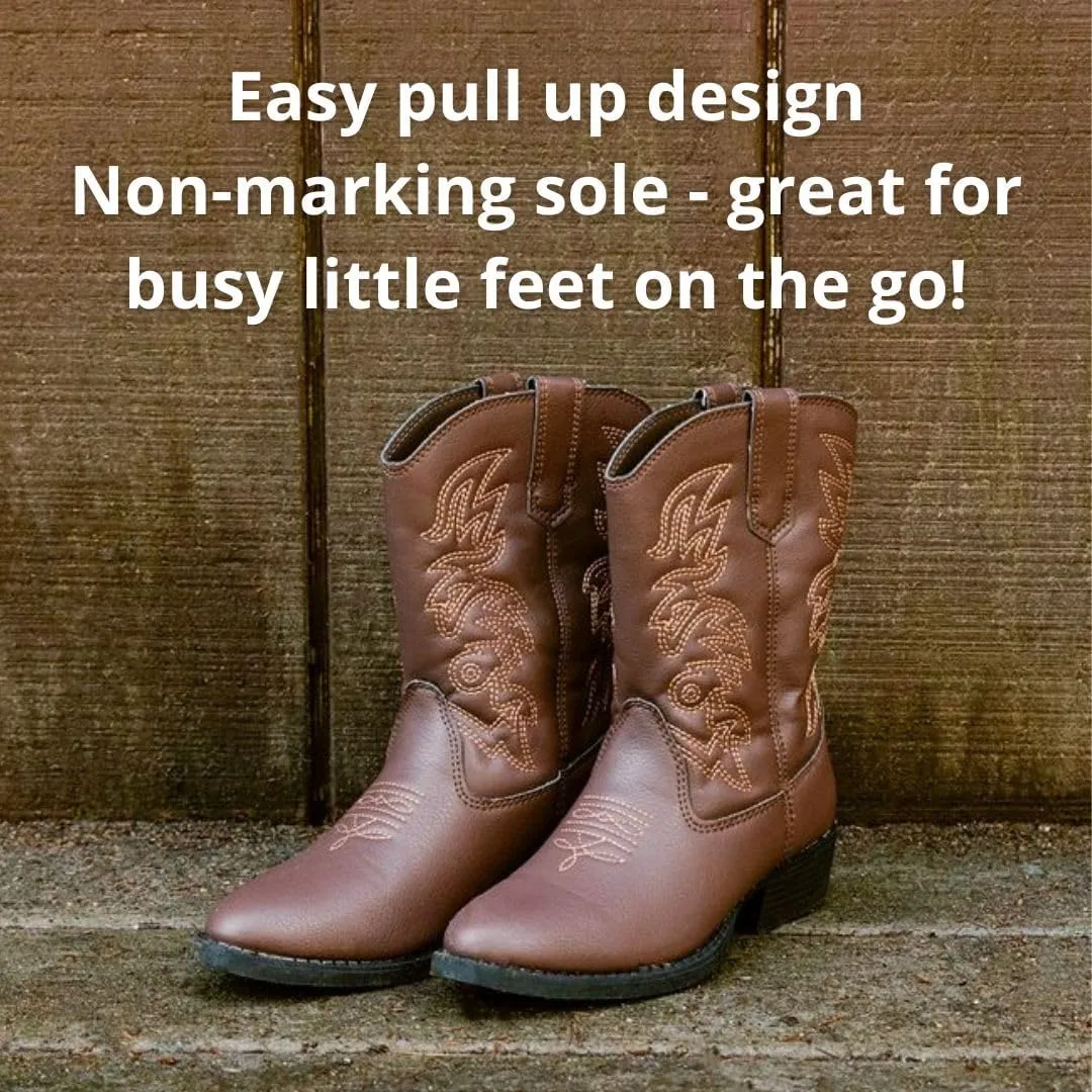 Deer Stags Boy's Ranch Western Boot