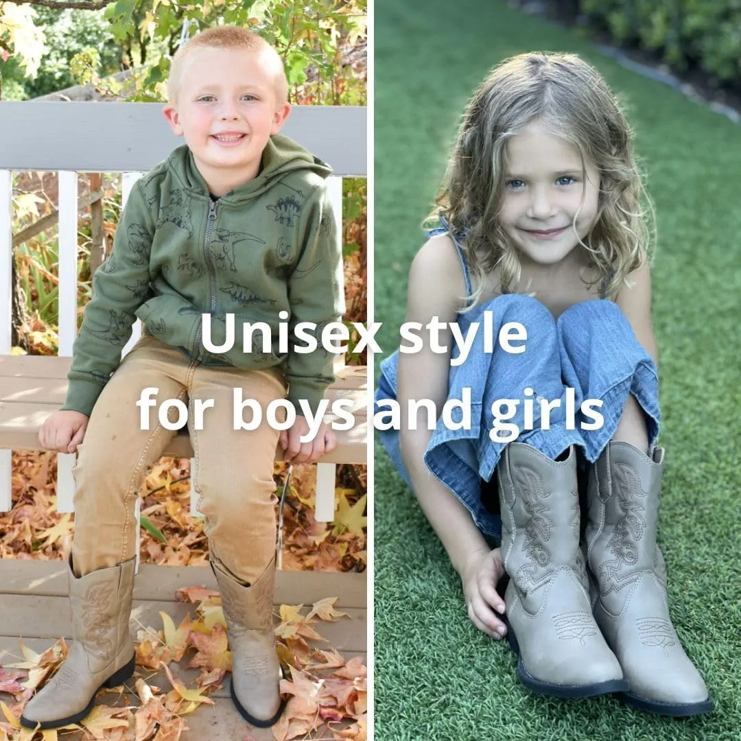 Deer Stags Boy's Ranch Western Boot