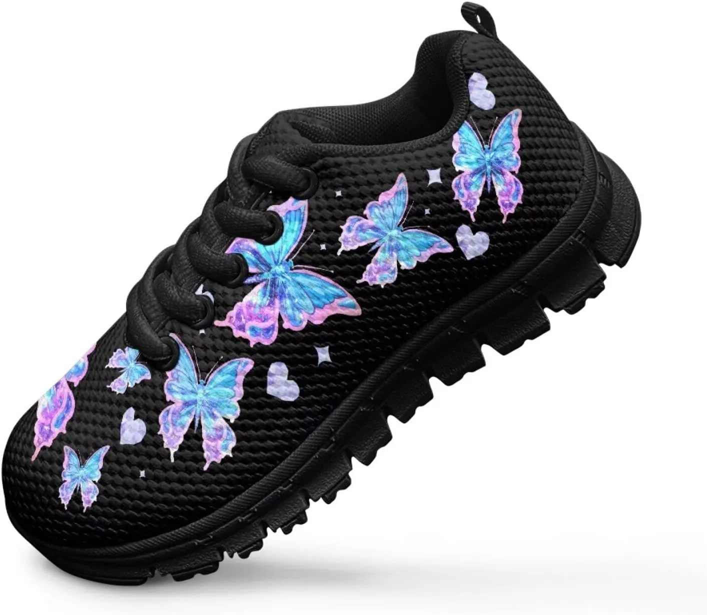 Doojoayie Cute Shoes for Girls Non-Slip Running Sneakers for Daily Causal