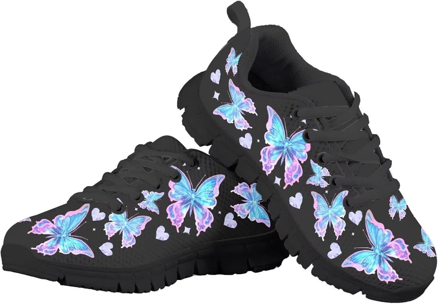 Doojoayie Cute Shoes for Girls Non-Slip Running Sneakers for Daily Causal