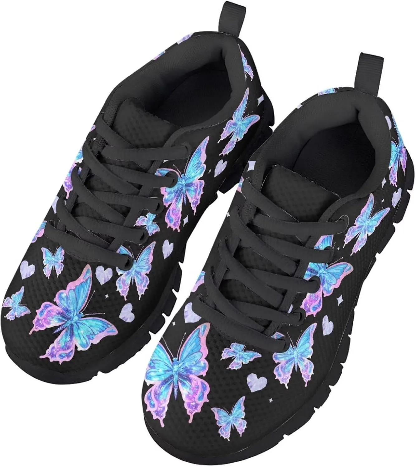 Doojoayie Cute Shoes for Girls Non-Slip Running Sneakers for Daily Causal