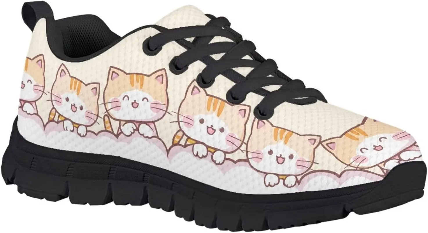 Doojoayie Cute Shoes for Girls Non-Slip Running Sneakers for Daily Causal