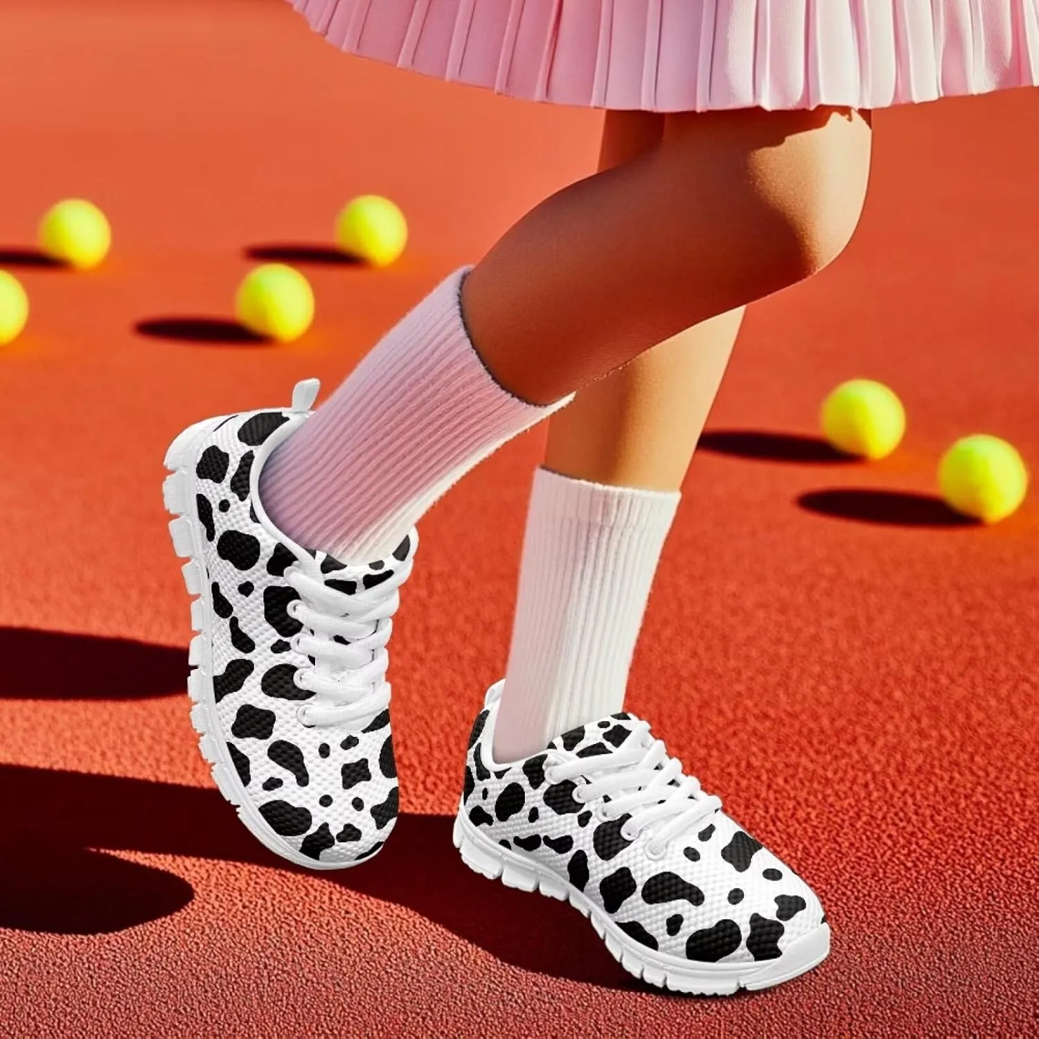Doojoayie Little Girls Running Shoes Tennis Shoes for Kids School Casual Sneakers