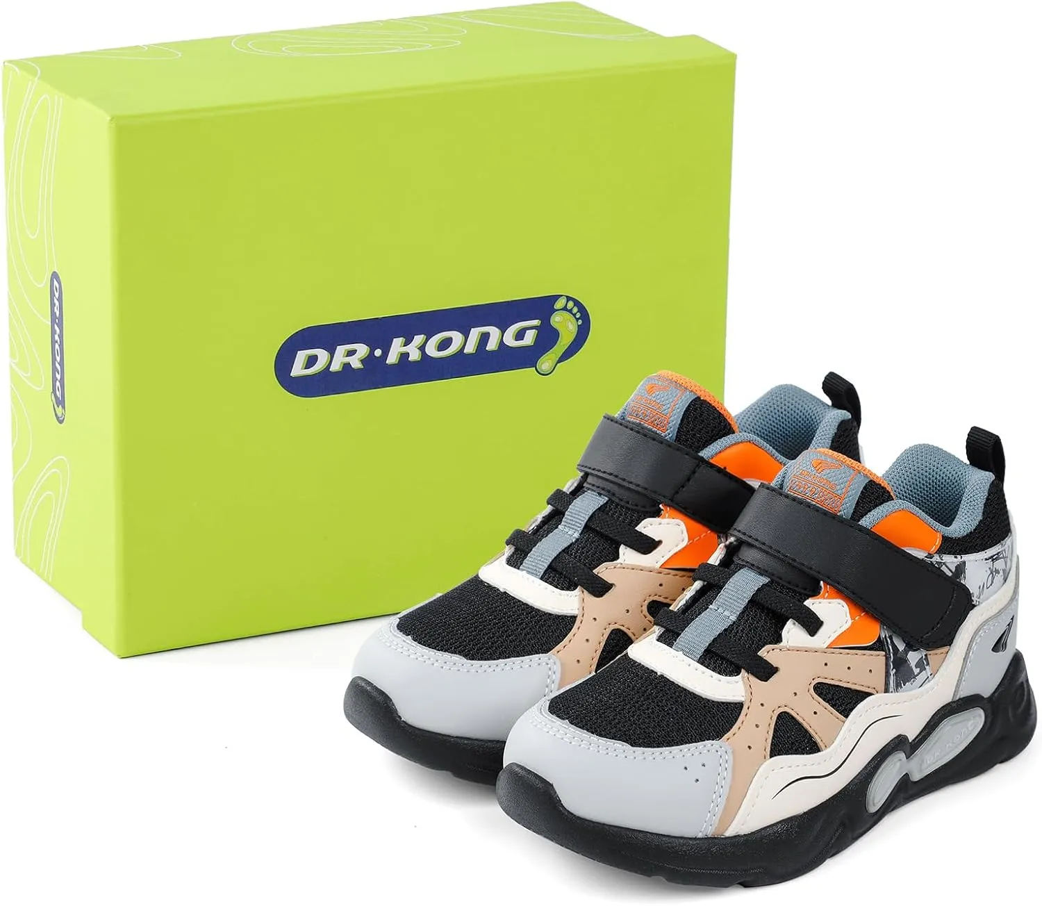 Dr Kong Toddler Shoes Kids Shoes for Boys and Girls Lightweight Durable Casual Athletic Kids Sneakers for Toddlers and Little Kids