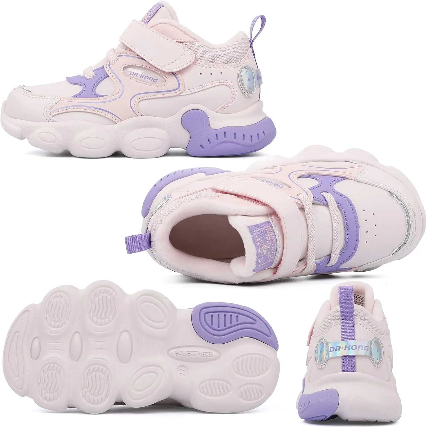 Dr Kong Toddler Shoes Kids Shoes for Boys and Girls Lightweight Durable Casual Athletic Kids Sneakers for Toddlers and Little Kids