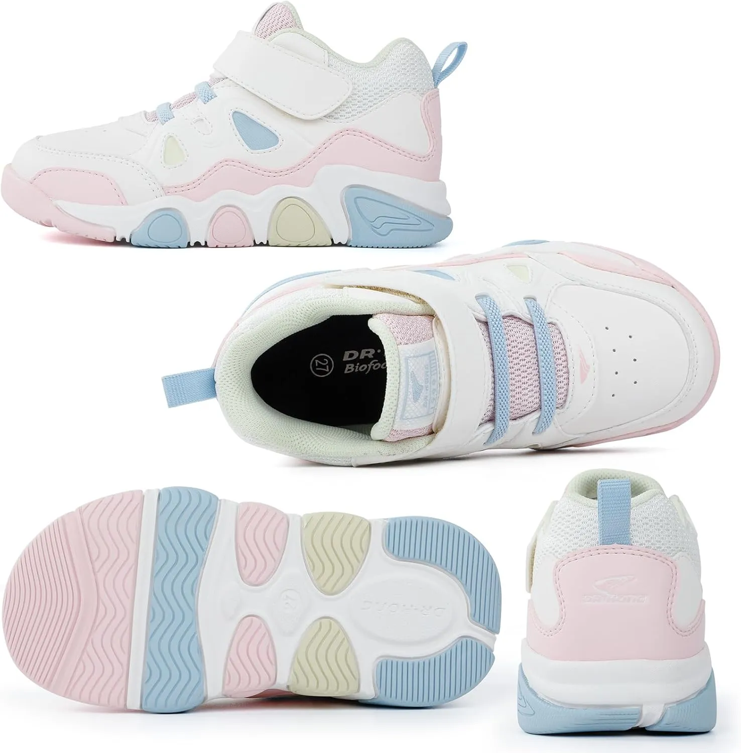 Dr Kong Toddler Shoes Kids Shoes for Boys and Girls Lightweight Durable Casual Athletic Kids Sneakers for Toddlers and Little Kids