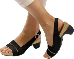 Eduavar Sandals Women Dressy Summer, Women's Sandals Wedge Sandals Ultra-Comfy Breathable Sandals Orthotic Sandals Women