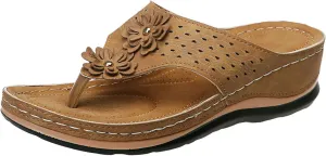 Eduavar Summer Sandals for Women 2023, Sandals Women Dressy Summer Breathable Flip Flops Summer Beach Sandals Slippers