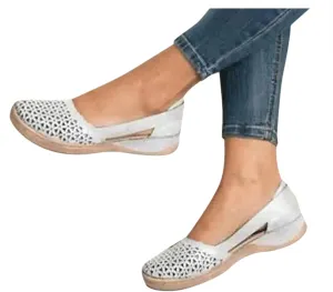 Eduavar Summer Sandals for Women, Orthopedic Sandals for Women Peep Toe Wedge Sandals Comfortable Ankle Strap Sandals