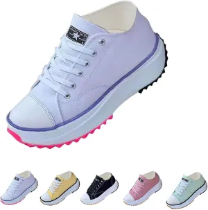 Elsvia Orthopedic Canvas Hike Platforms Sneakers, Elsvia Orthopedic Canvas Hike Platform Sneakers Shoes for Women