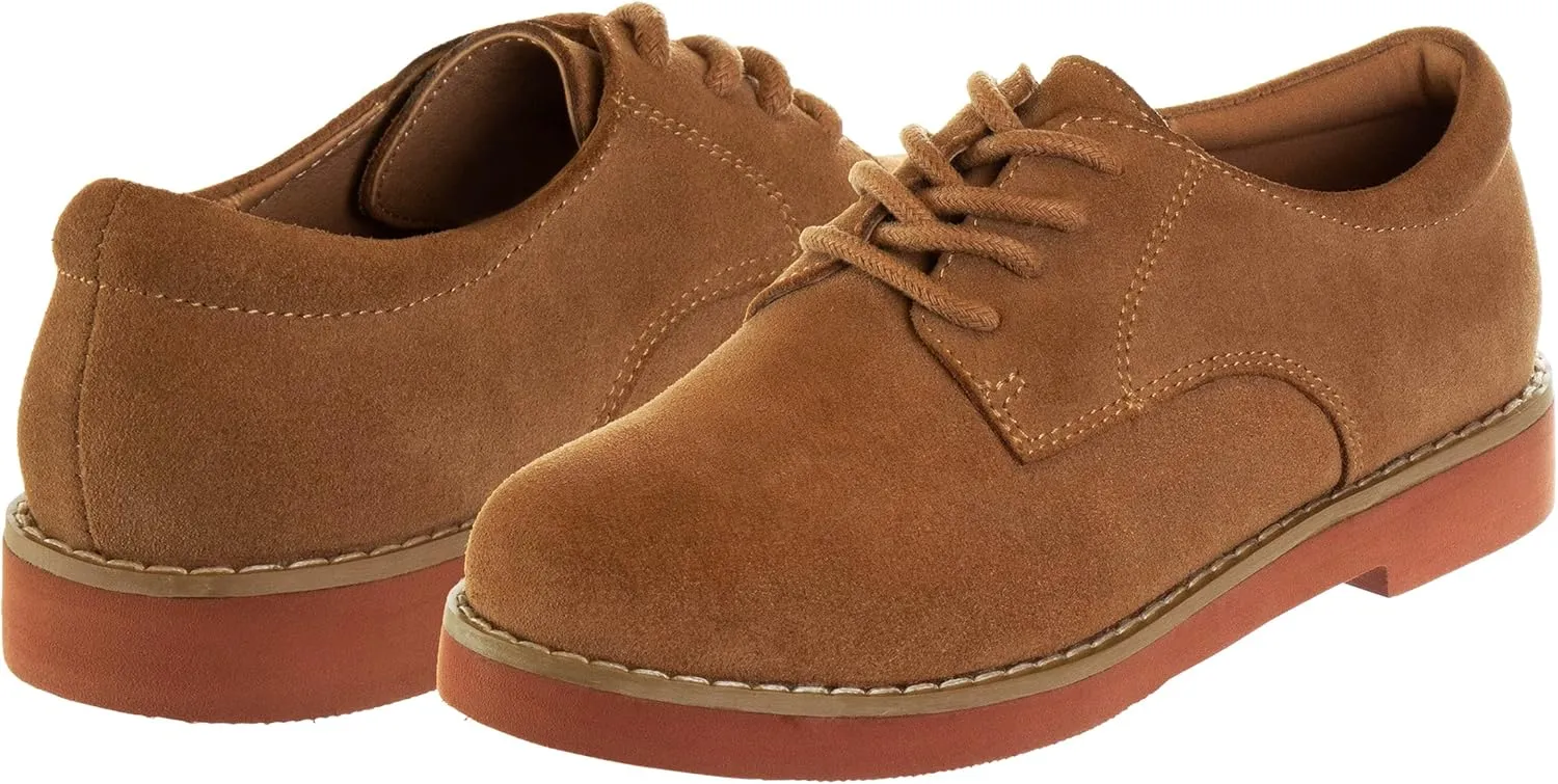 French Toast Kids Oxford Dress Shoes - Lace Up Loafer School Uniform Saddle Shoe for Girls and Boys (Sizes: 11-13 Little Kid / 1-7 Big Kid)