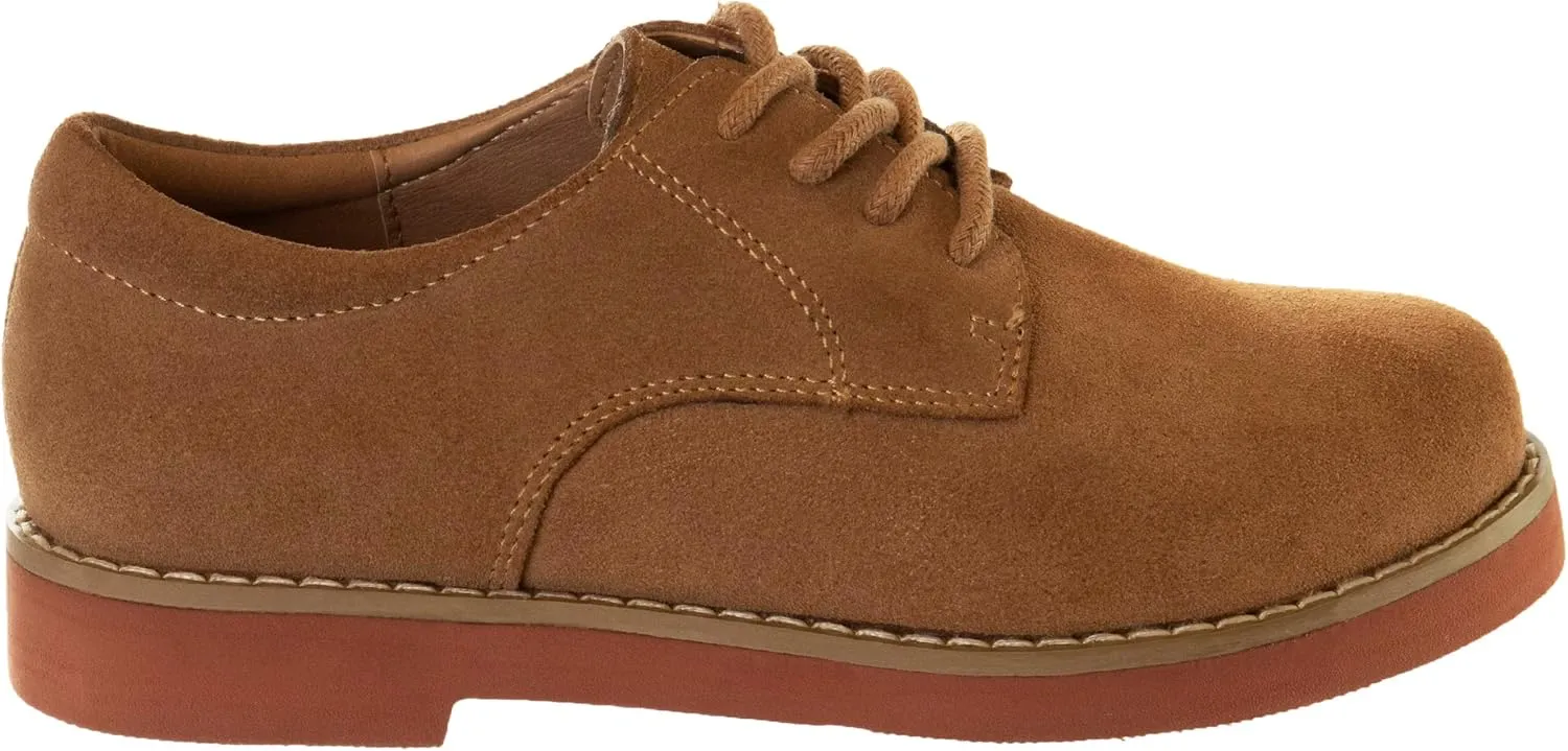 French Toast Kids Oxford Dress Shoes - Lace Up Loafer School Uniform Saddle Shoe for Girls and Boys (Sizes: 11-13 Little Kid / 1-7 Big Kid)