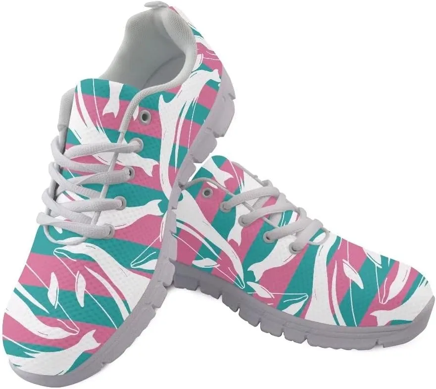 GIFTPUZZ Women's Fashion Sneakers Walking Mesh Running Sports Athletic Trainers Shoes