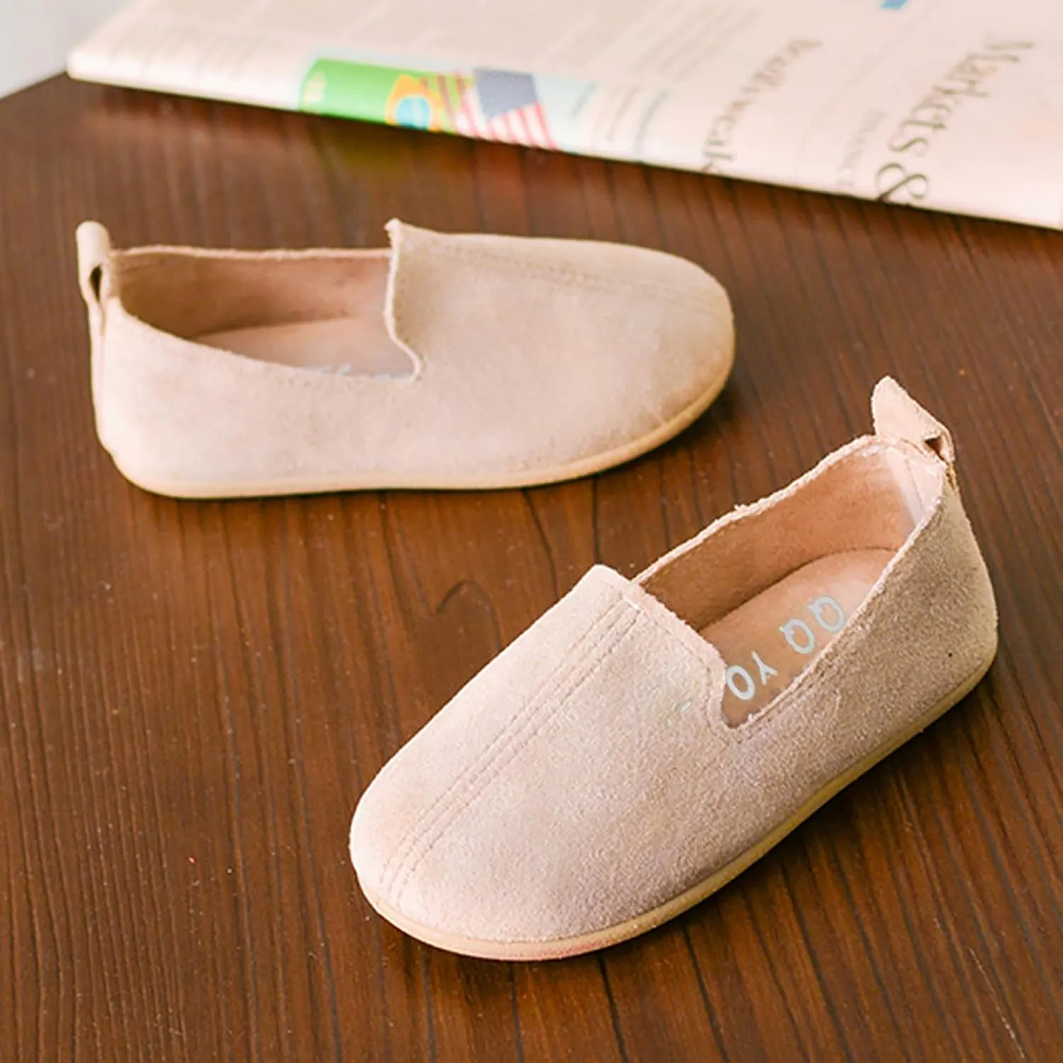 Girls Kids Loafers Sneaker Light Comfy Sport Shoes Toddler Boys Outdoor Indoor Casual Soft Leather Shoes Dress Dance
