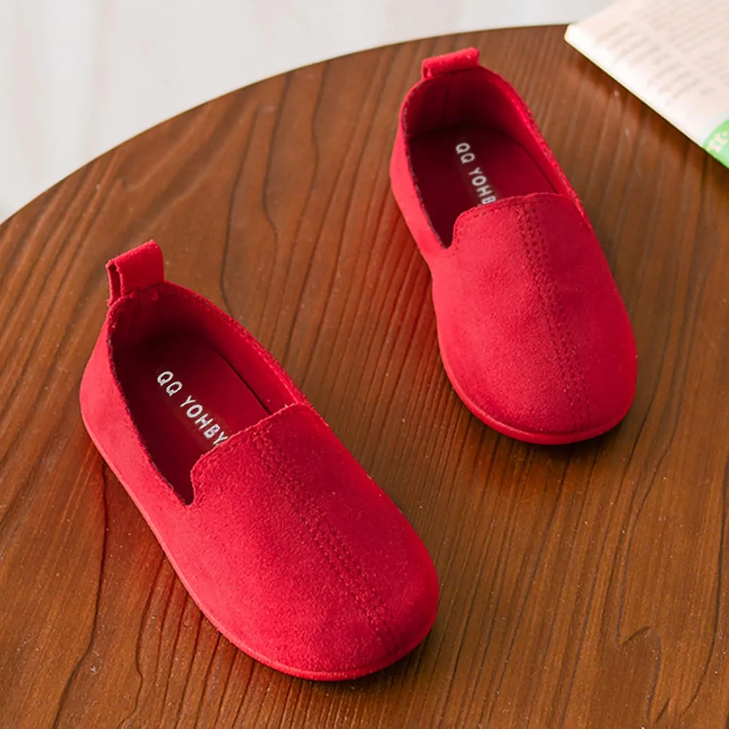 Girls Kids Loafers Sneaker Light Comfy Sport Shoes Toddler Boys Outdoor Indoor Casual Soft Leather Shoes Dress Dance