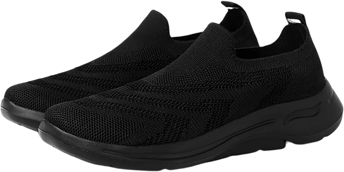 Gym Shoes for Women Workout Size 12 Slip On Shoes for Women with Arch Support Cute Black Sneakers for Women Dressy Walking Sneakers for Women 2023 Zapatos De Trabajo para Mujer