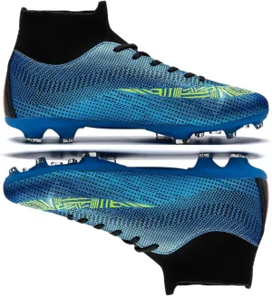 HESBITEUL Soccer Cleats Lightweight Durable: Firm Ground Football Shoes