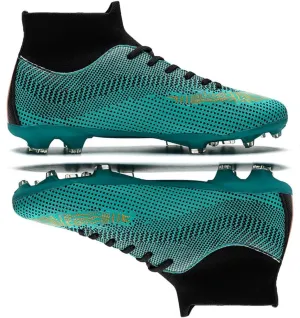 HESBITEUL Soccer Cleats Lightweight Durable: Firm Ground Football Shoes