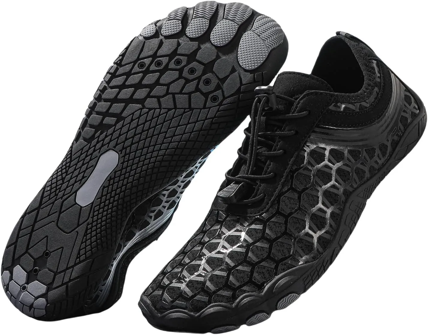 Hike Barefoot Shoes for Women Men Athletic Outdoor Hiking Sneaker Breathable and Lightweight Non-Slip Workout Shoes Wide Toe Water Shoe Beach Footwear with Drainage