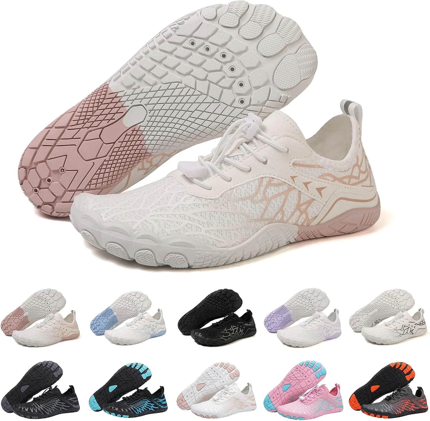 Hike Waterproof Footwear Barefoot Womems Winter Wide Toe Water Shoes Lightweight Trail Running Hiking Active Walking Shoes Boots Sneakers