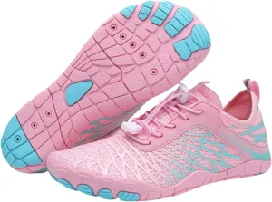 Hiking Barefoot Shoes for Women Men Pro-Healthy&Non-Slip Water Shoe Quick Drying Breathable Hike Walking Shoes Waterproof Trail Running Water Shoe Wide Toe Box Footwear Beach Sneakers Unisex