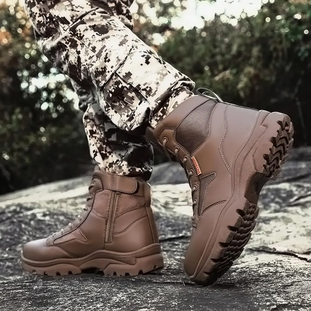 Hiking Boots Winter Snow Boots for Men Tactical Boots Men's Combat Boots Work Boots Outdoor Walking Shoes